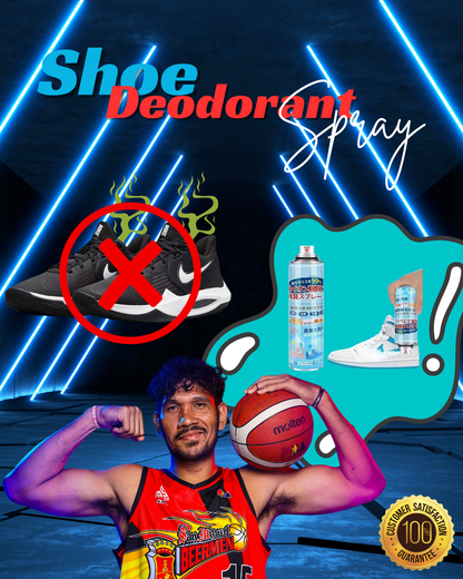 Super Trending at gamit ng mga basketball vloggers tong Buy 1 take 1 Shoe Deodorant Spray galing Japan