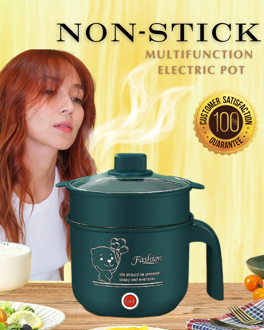 Favorite ni Kath Dalhin anywhere tong Multifunctional Non-Stick Electric pot