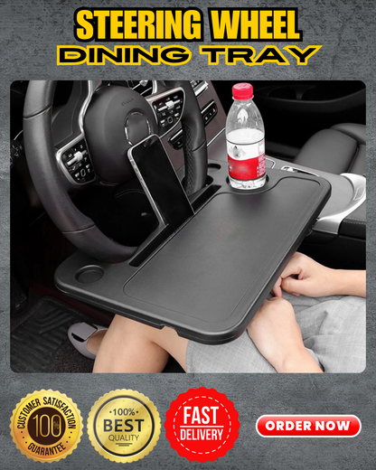 Best Selling Original Steering Wheel Food Board Dining Tray Back to Back Use