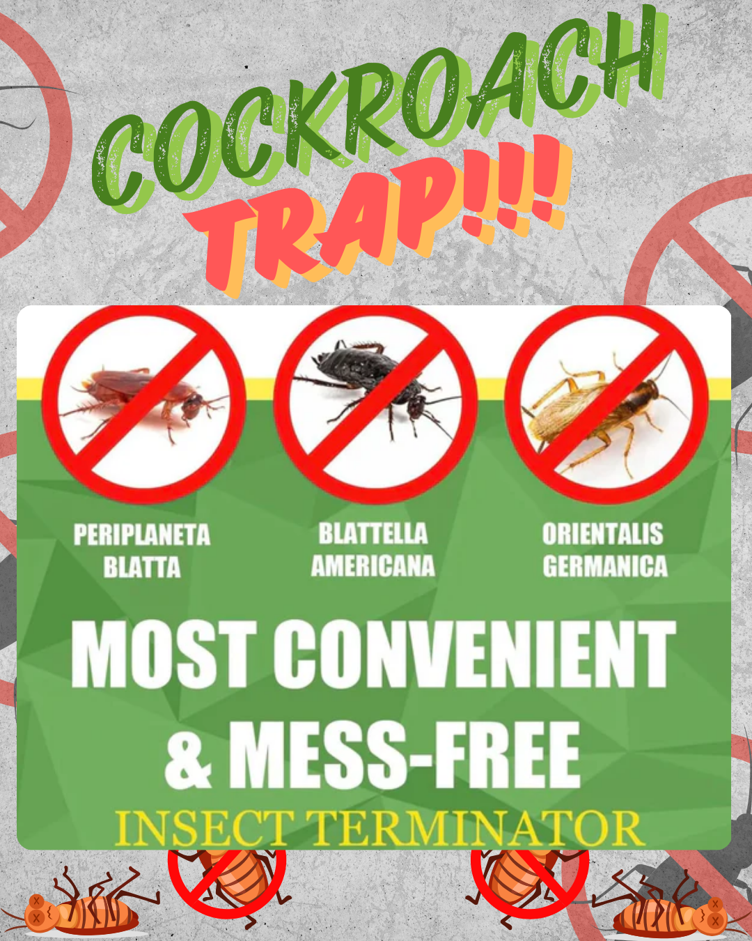 Cockroach Trap! 10pcs, 20pcs, 30pcs, 40pcs Best Seller