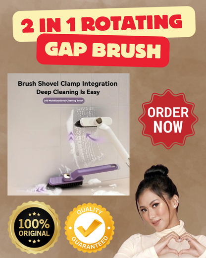 Kailangan naten to panlinis to ng mga helper Vloggers tong 2 in 1 Rotating Gap Brush For Bathroom Cleaning Buy 1 Get 1