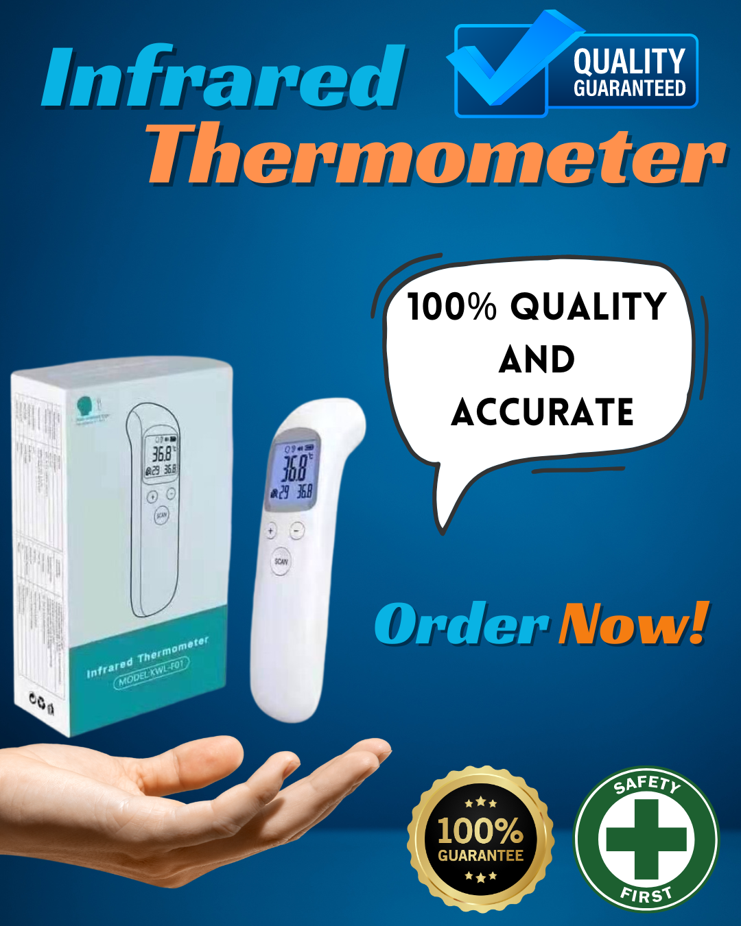 Doc Ong Approved No Contact Infrared Thermometer