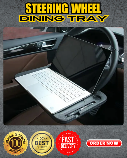 Best Selling Original Steering Wheel Food Board Dining Tray Back to Back Use