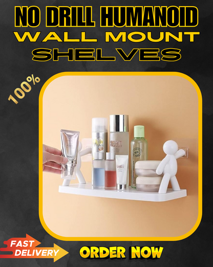 Bitoy's Favorite  Shelves ay itong No Drilling Humanoid Design Wall Mounted Shelves