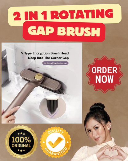 Kailangan naten to panlinis to ng mga helper Vloggers tong 2 in 1 Rotating Gap Brush For Bathroom Cleaning Buy 1 Get 1