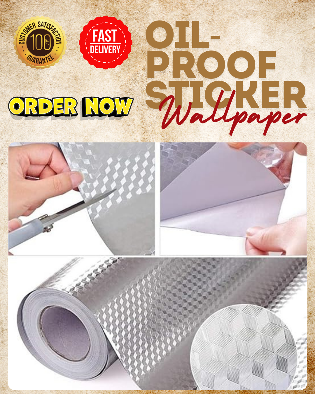 Cardo Approved and Favorite Oil-proof sticker wallpaper