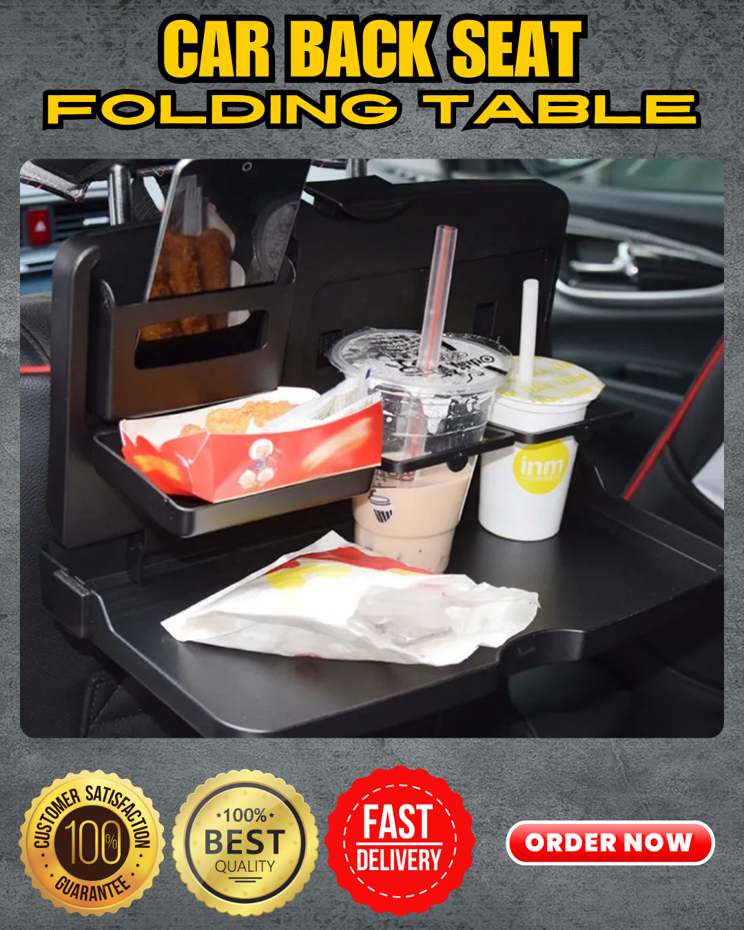 Eto pala yung binili nila serGeybin na trending Car Back Seat Tray Table para sa mga oto nila