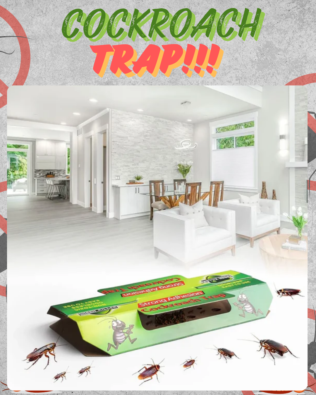 Cockroach Trap! 10pcs, 20pcs, 30pcs, 40pcs Best Seller