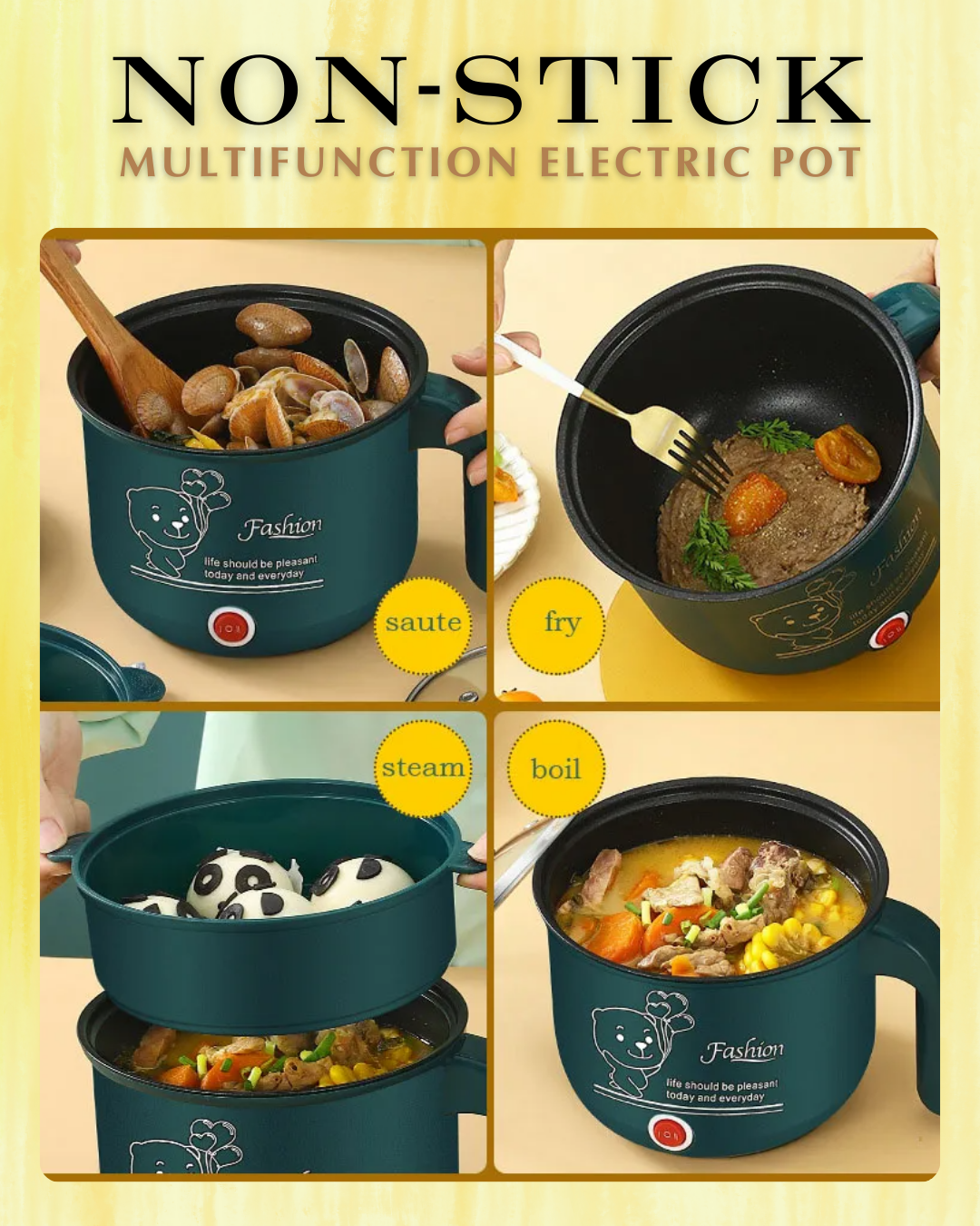 Favorite ni Kath Dalhin anywhere tong Multifunctional Non-Stick Electric pot