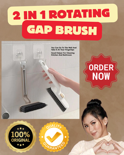 Kailangan naten to panlinis to ng mga helper Vloggers tong 2 in 1 Rotating Gap Brush For Bathroom Cleaning Buy 1 Get 1