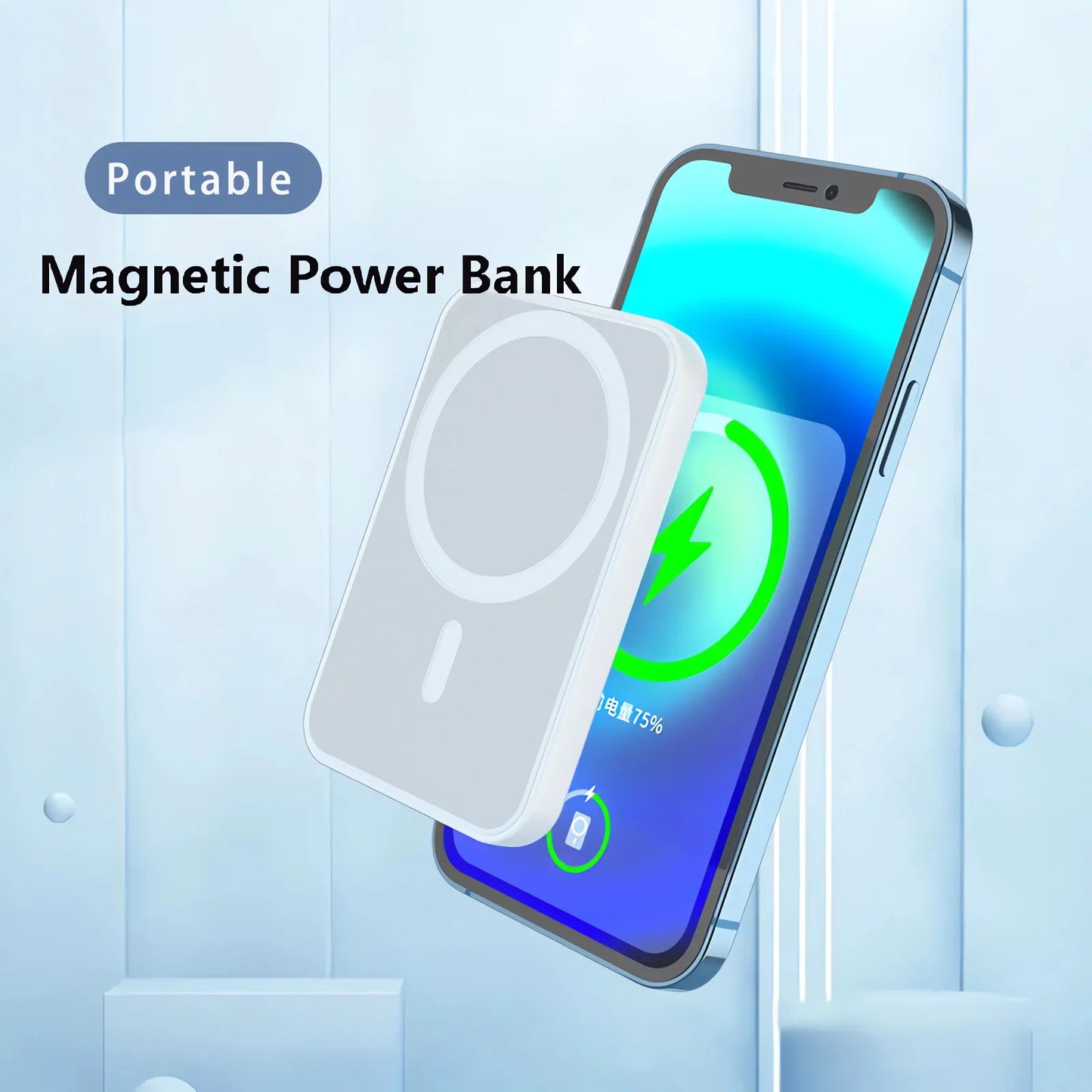 Napaka angas naman ng Original Magnetic Power Bank na to Dikit lang sa likod charging na