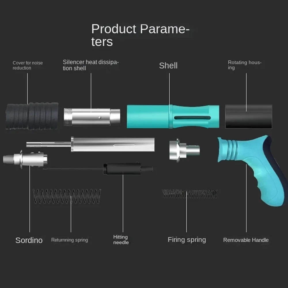 CongTV's favorite Manual Mini Steel Cannon Gun Power Tool