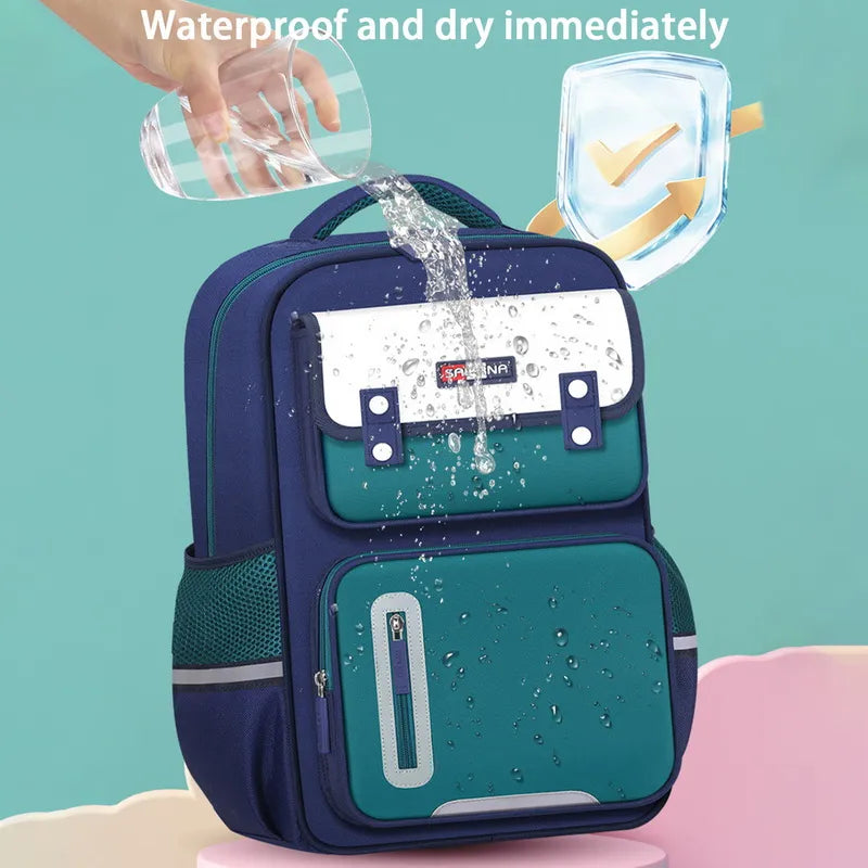 Sakto sa pasukan na tag ulan tong Waterproof School Backpack for Elementary and High School students