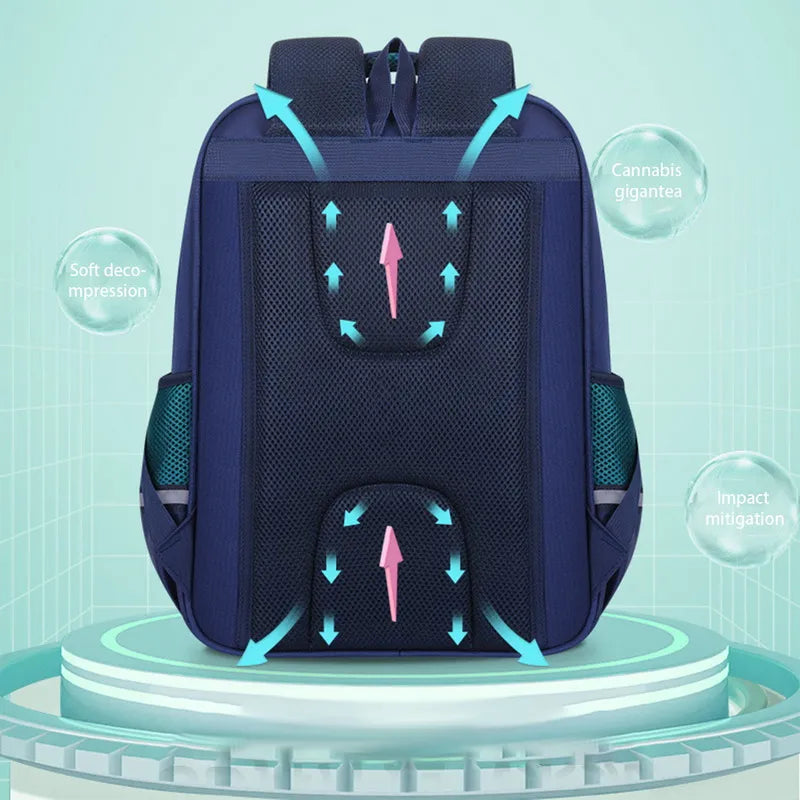 Sakto sa pasukan na tag ulan tong Waterproof School Backpack for Elementary and High School students