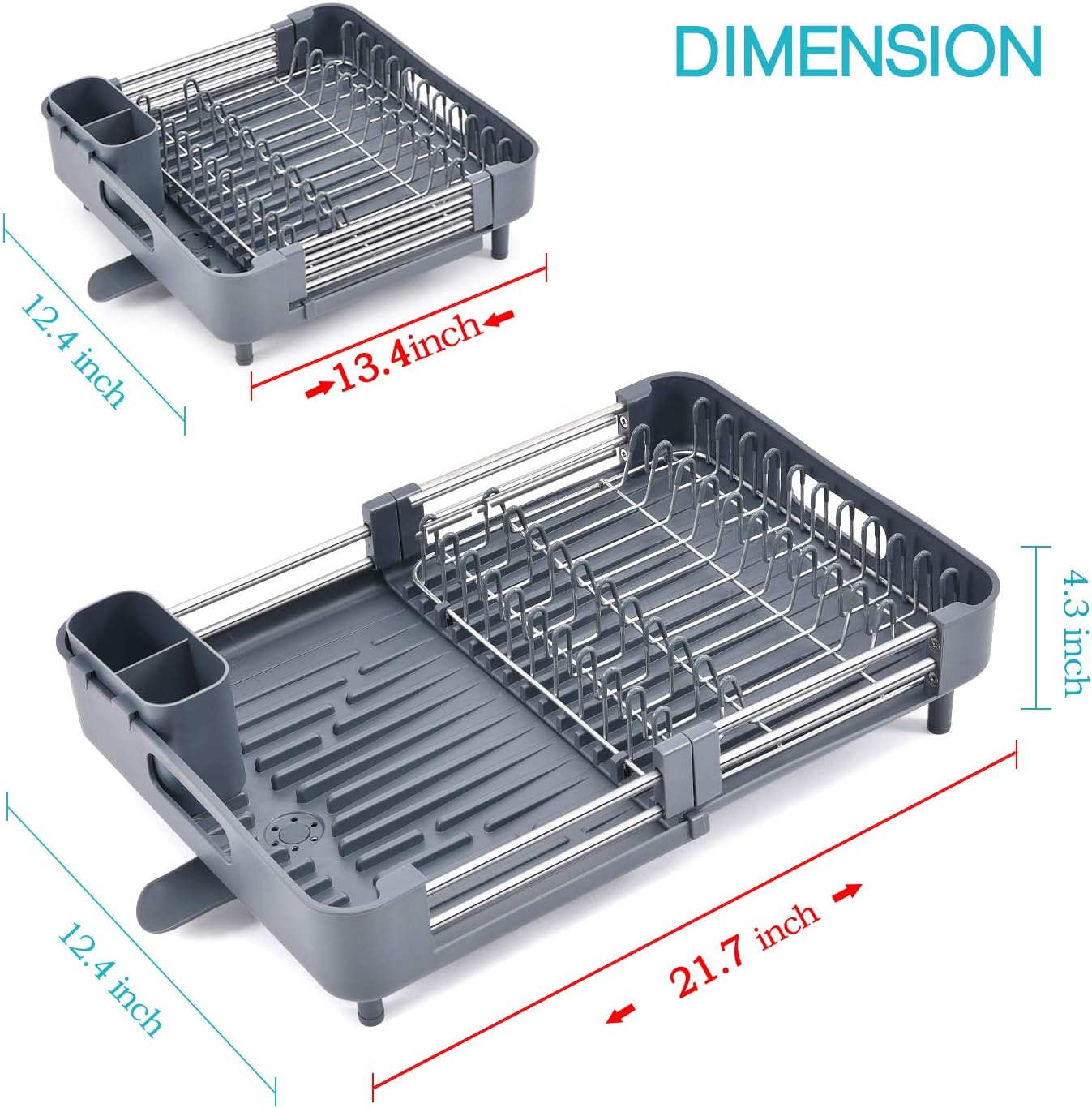 Eto yung sobrang sikat sa Amazon ngayon na nasa Pinas na Extendable Dish Rack ang Bongga